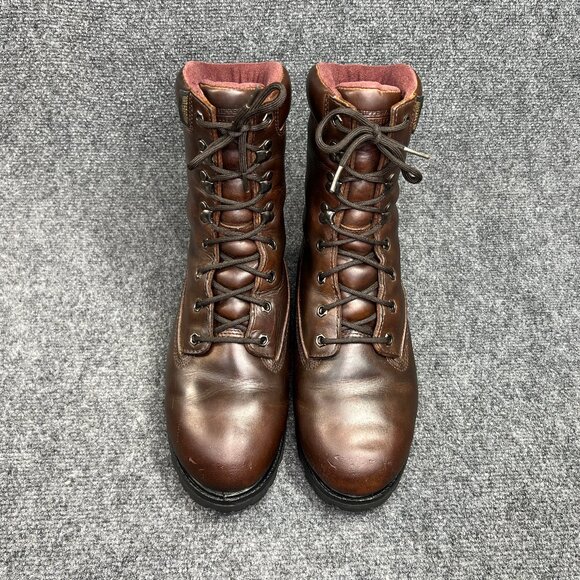 Chippewa Apache Waterproof Insulated Work Boots Men's Size 9W Brown Leather Lace - Picture 3 of 14